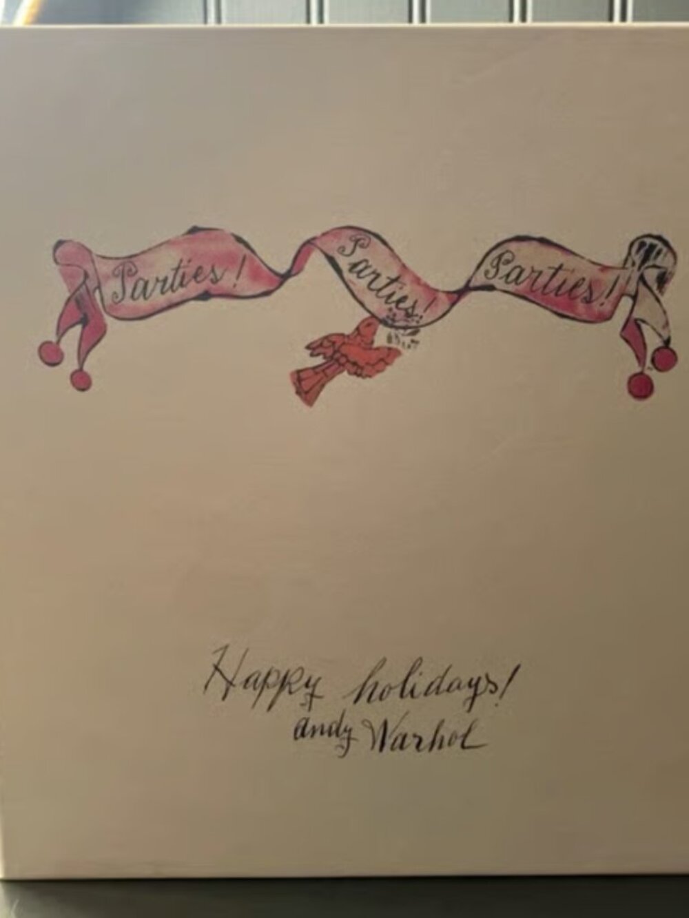 SEALED Andy Warhol Christmas at Tiffany's